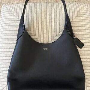 Coach Dark Leather Hobo Bag